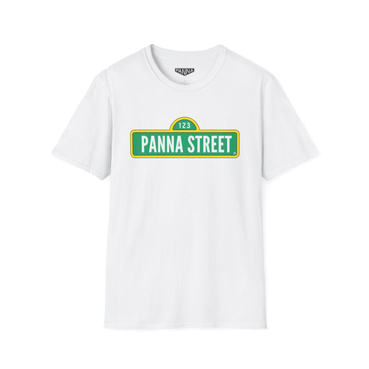 Panna Street t shirt  image for web white