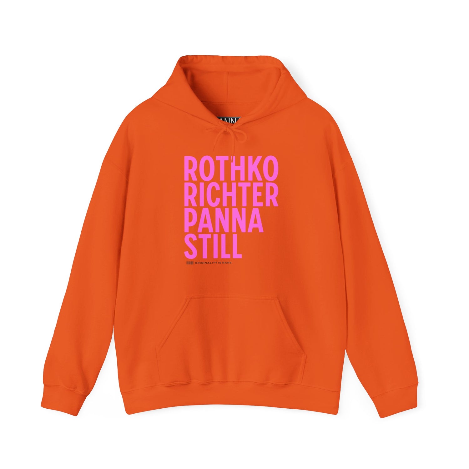 Rothko richter Panna Still hooded sweatshirt image for the web orange