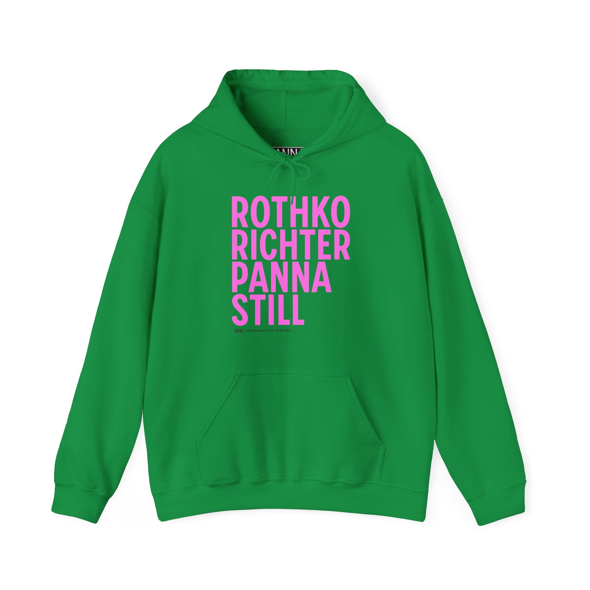 Rothko richter Panna Still hooded sweatshirt image for the web green