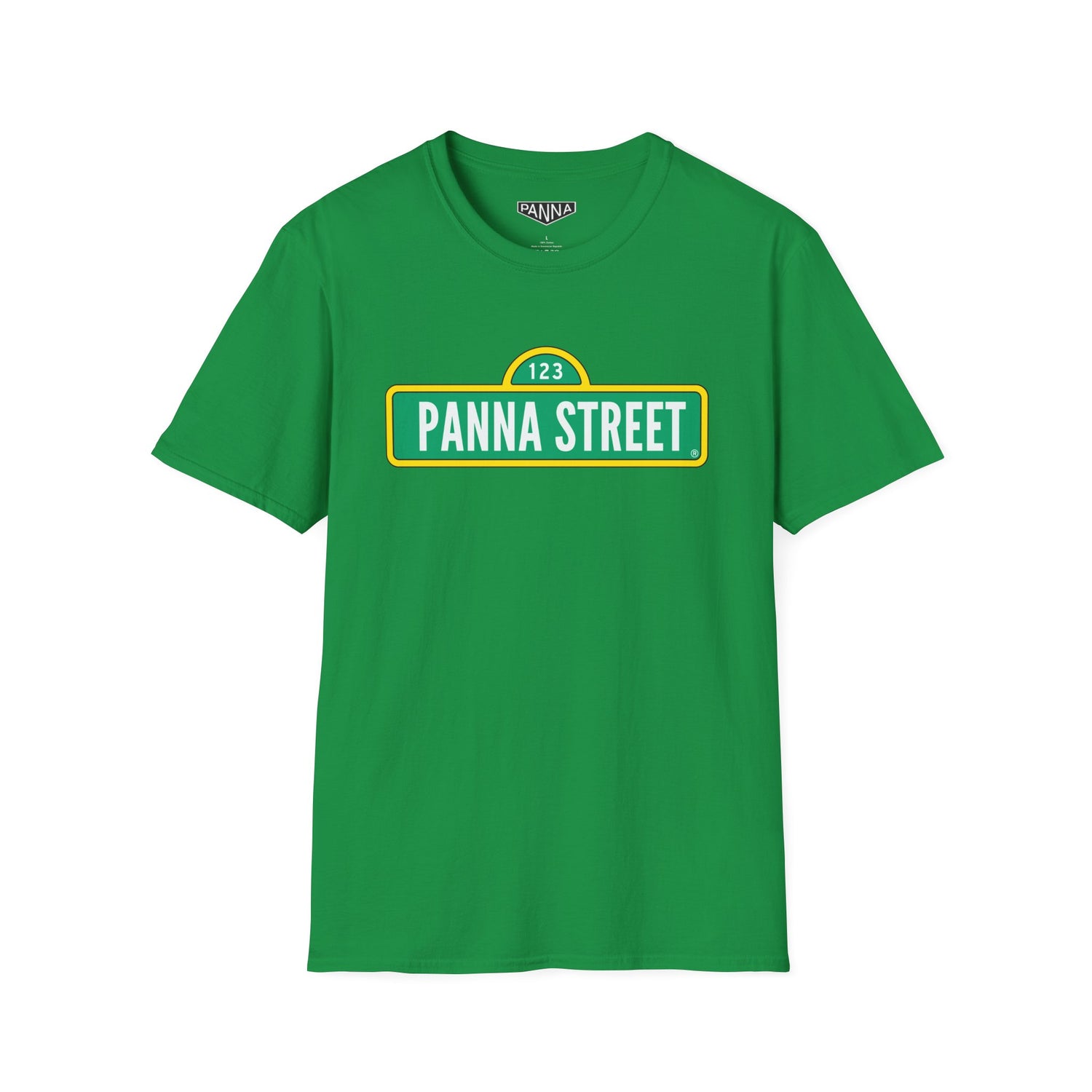 Panna Street t shirt  image for web green