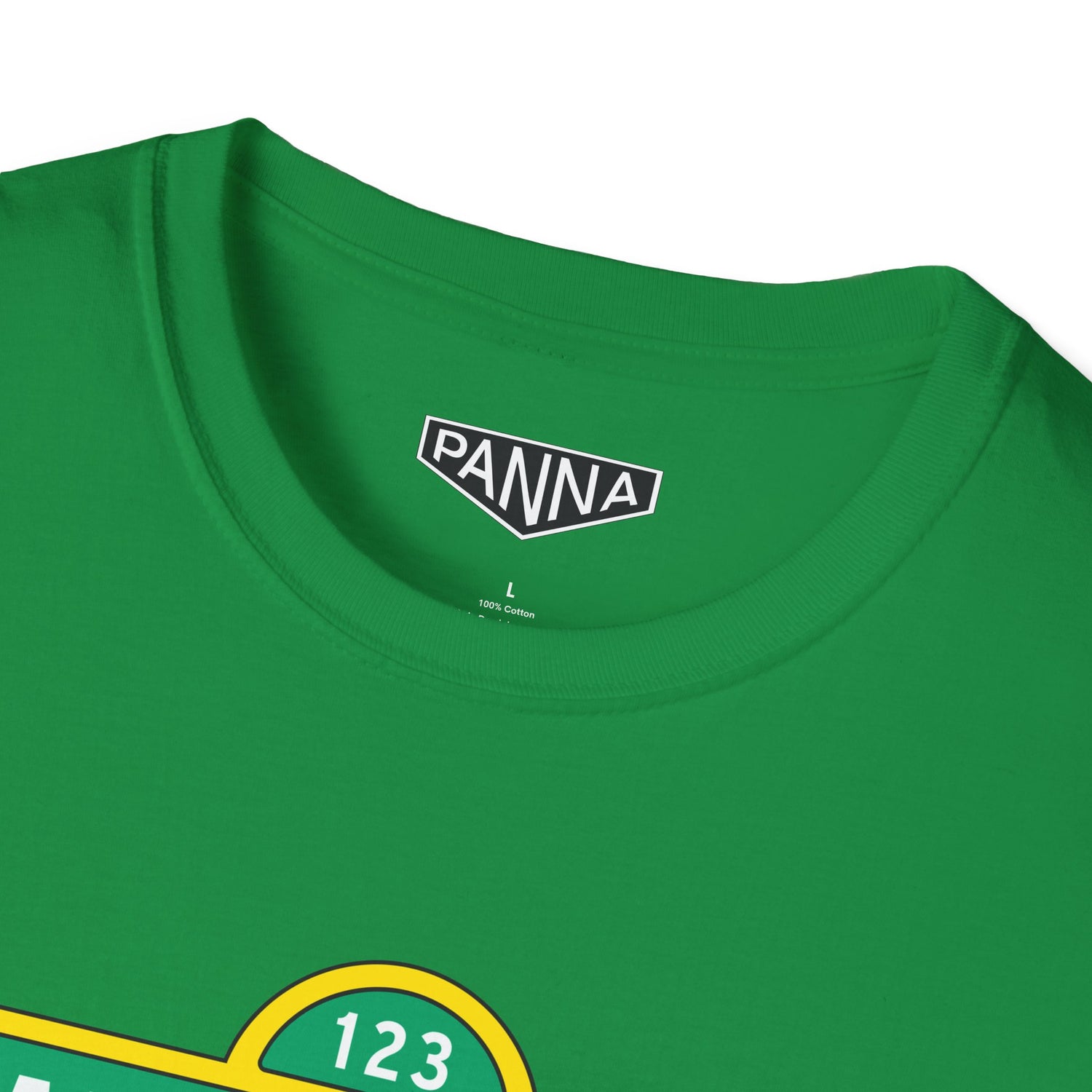 Panna Street t shirt  close up image for web