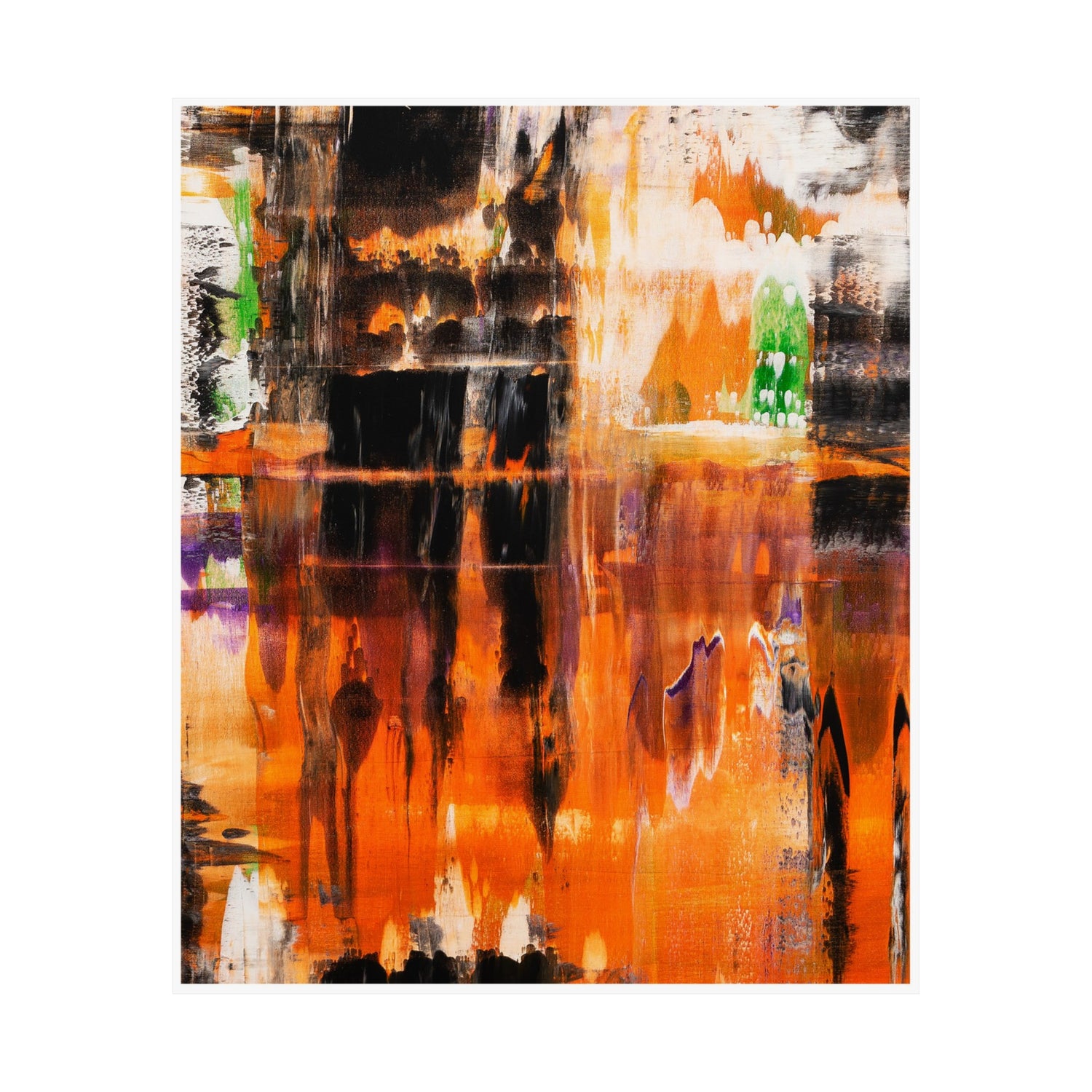 Burnt Orange Art Print image for web