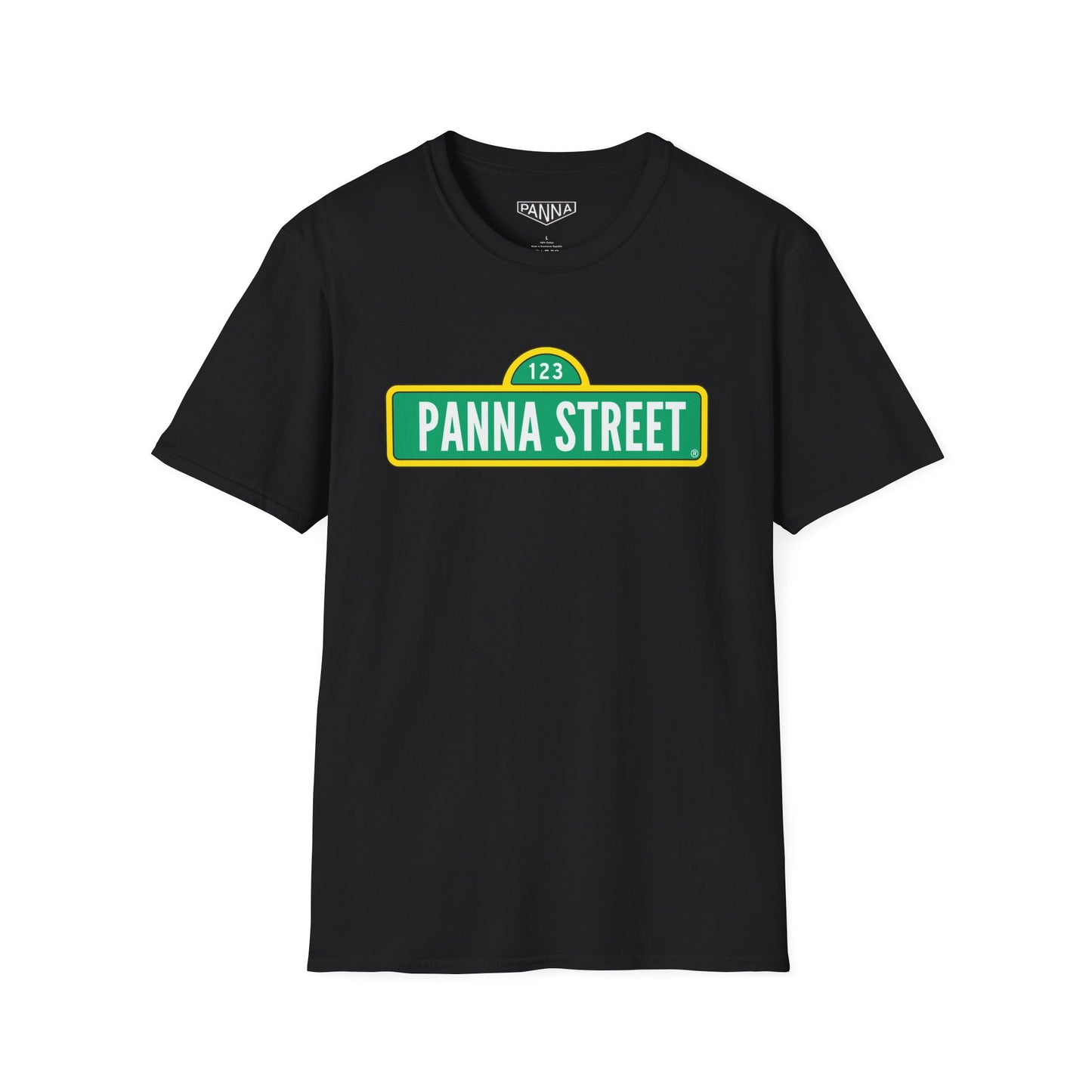 Panna Street t shirt  image for web black